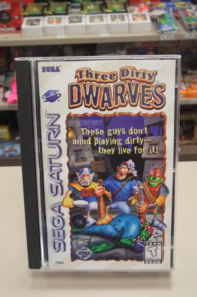 Three Dirty Dwarves (cib) usa Saturn, Games en Spelcomputers, Games | Sega, Gebruikt, Saturn of Dreamcast, Avontuur en Actie, 3 spelers of meer
