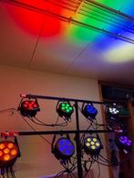 8 x LED pars Cameo, Ophalen of Verzenden, Zo goed als nieuw, Licht, Kleur