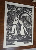 Poster "the first kiss" 1976, Ophalen, Deurposter of groter, Overige onderwerpen, Rechthoekig Staand