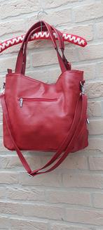 Handtas 41cm breedte 32cm hoogte laphrodite, Enlèvement ou Envoi, Comme neuf, Rouge, Sac à main