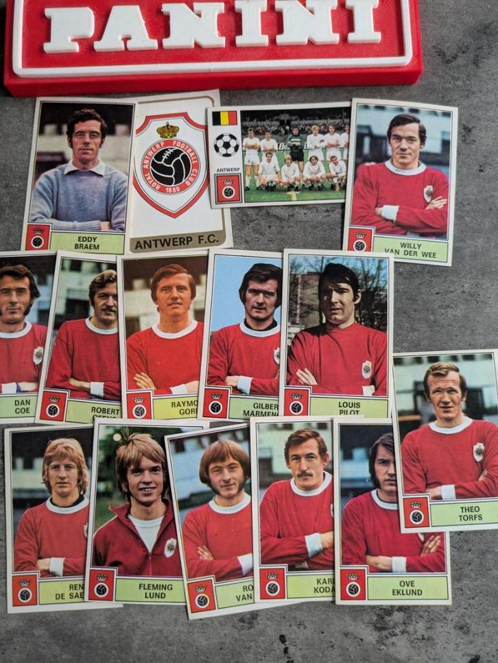15 AUTOCOLLANTS PANINI FOOTBALL 1972/73 FC ANTWERP  1972, Hobby & Loisirs créatifs, Autocollants & Images, Envoi
