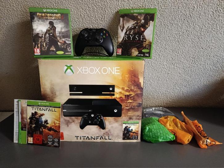 XBOX ONE TITANFALL 500GB - GAMES - NIEUW !, Games en Spelcomputers, Spelcomputers | Xbox One, Nieuw, Xbox One, 500 GB, Met 2 controllers