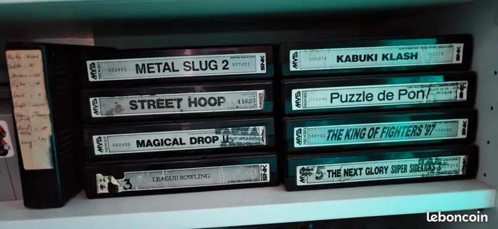 Cartouches Néo Geo MVS originales, Consoles de jeu & Jeux vidéo, Jeux | Autre