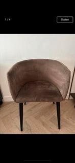 Velvet bruine stoelen top staat!, Huis en Inrichting, Stoelen, Ophalen