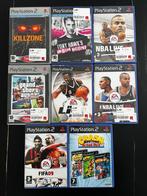 8 PS2-games, Games en Spelcomputers, Games | Sony PlayStation 2, Vanaf 3 jaar, Sport, 2 spelers, Gebruikt