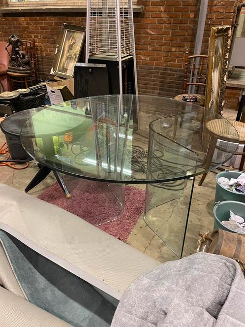 Fiam Italia Glazen tafel, Antiek en Kunst, Kunst | Designobjecten, Ophalen