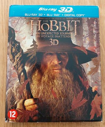 DVD - BLU RAY - HOBBIT 1 -  3D - hoesje stuk daarom 2€  beschikbaar voor biedingen