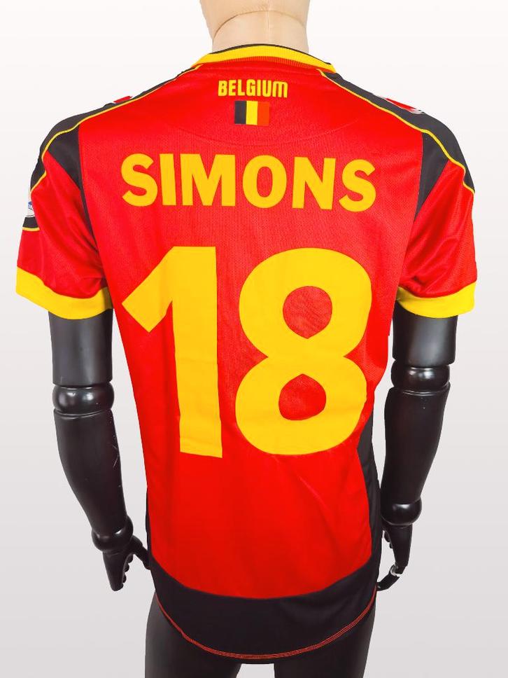 Timmy Simons – Rode Duivels Matchshirt | WK 2014, Verzamelen, Sportartikelen en Voetbal, Gebruikt, Shirt, Ophalen