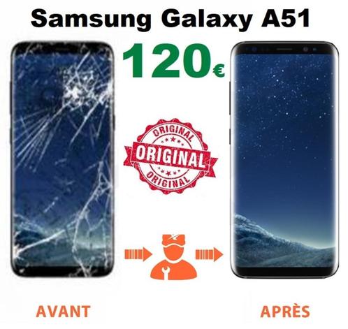 Réparation écran Samsung Galaxy A51 meilleur prix Bruxelles, Telecommunicatie, Mobiele telefoons | Toebehoren en Onderdelen, Samsung