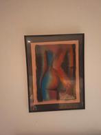 art peinture (nu) à la craie., Antiquités & Art, Enlèvement