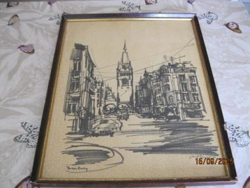 Tekening Antoon Bogaert Wetteren 1935 beschikbaar voor biedingen