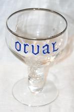 Orval emaille verzamel bierglas, Verzamelen, Ophalen of Verzenden, Gebruikt, Glas of Glazen