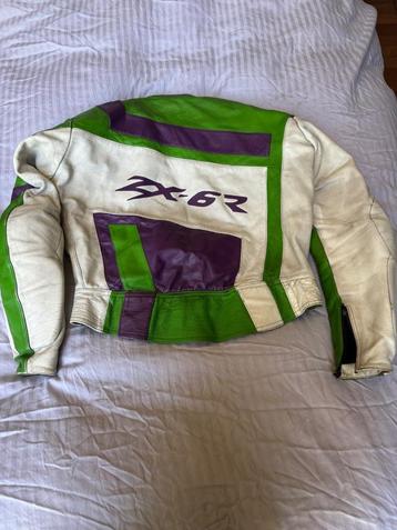 Lederen moto pak Kawasaki beschikbaar voor biedingen