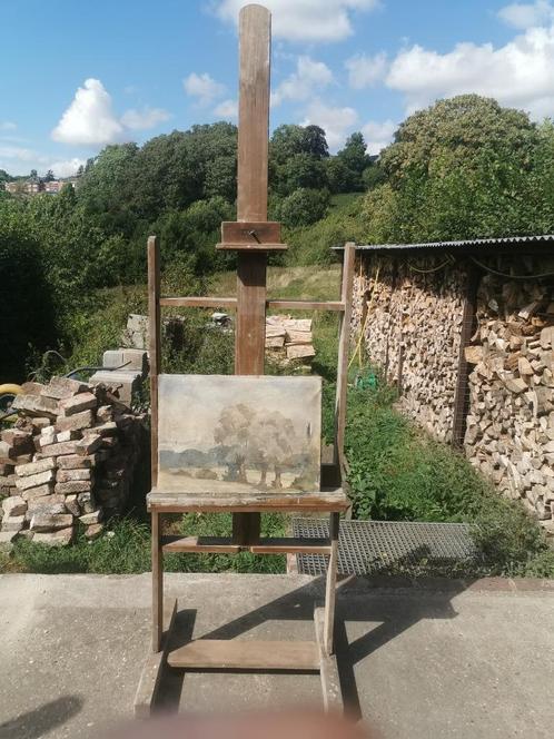 chevalet de peinture, Hobby en Vrije tijd, Schilderen, Gebruikt, Ezel, Ophalen