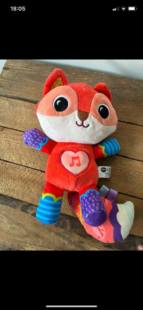 Vtech vosje, Kinderen en Baby's, Speelgoed | Knuffels en Pluche, Zo goed als nieuw, Overige typen, Ophalen of Verzenden