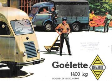 RENAULT GOELETTE, 1957, Enlèvement ou Envoi, Utilisé, Renault