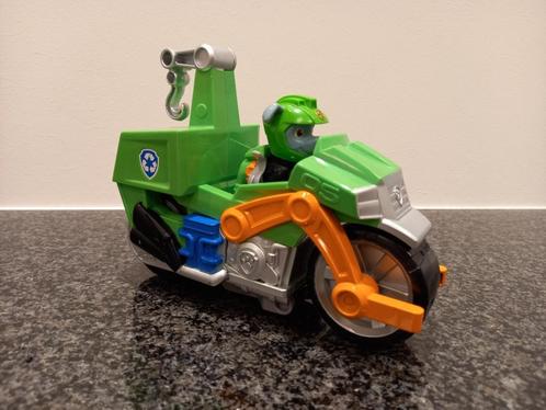 Paw patrol Rocky + motor, Kinderen en Baby's, Speelgoed |Speelgoedvoertuigen, Zo goed als nieuw, Ophalen