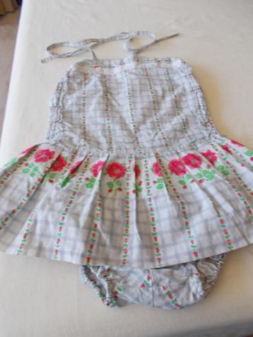 Uniek vintage badpakje-zonnepakje meisjes / model 50's - 60' beschikbaar voor biedingen