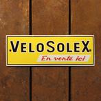 Emaille Schild SOLEX VeloSolex Dealer Reclamebord Motorfiets, Verzamelen, Verzenden, Gebruikt, Reclamebord