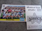 PANINI VOETBAL WORLD CUP STORY  STICKER ARGENTINA 1X ****, Ophalen of Verzenden, Sticker