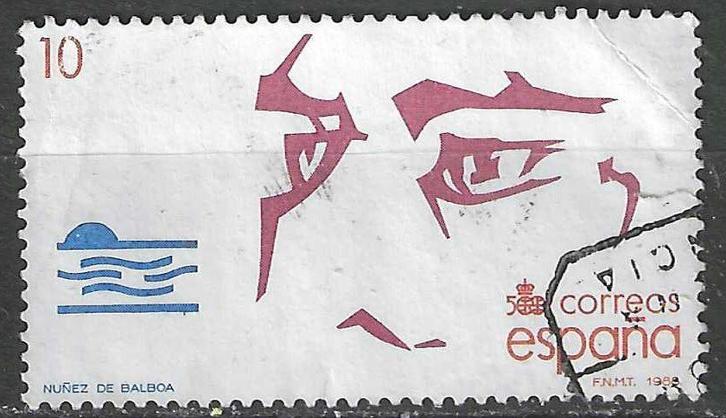 Spanje 1988 - Yvert 2586 - Ontdekking van Amerika (ST), Postzegels en Munten, Postzegels | Europa | Spanje, Gestempeld, Verzenden