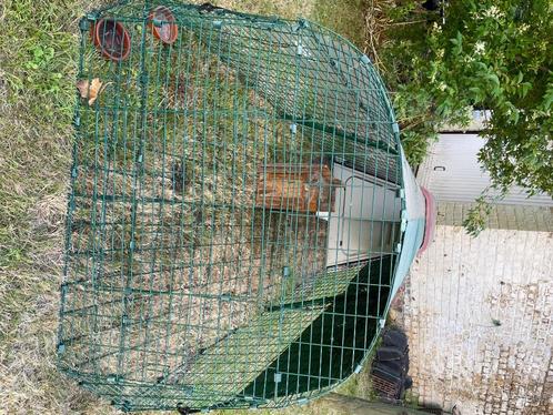konijnenhok met 2m ren, Dieren en Toebehoren, Knaagdieren en Konijnen | Hokken en Kooien, Gebruikt, Hok, 60 tot 90 cm, 110 cm of meer