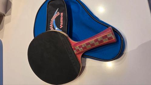 Cornilleau pingpongracket met tas, Sport en Fitness, Tafeltennis, Zo goed als nieuw, Ophalen of Verzenden
