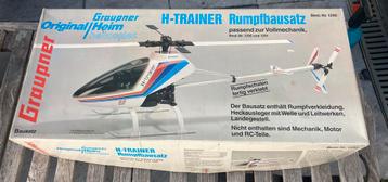 Graupner Hein H Trainer body set vintage Hélicoptère, Enlèvement ou Envoi, Comme neuf, Hélicoptère