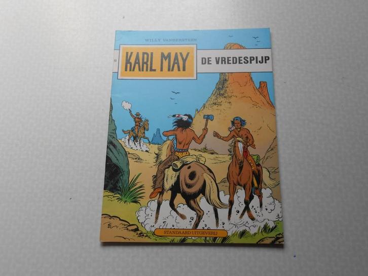 Karl may 64 De vredespijp 1980 1 ste druk., Boeken, Stripverhalen, Zo goed als nieuw, Eén stripboek, Ophalen of Verzenden