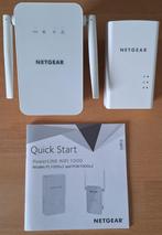 Netgear Powerline WiFi PLW1000v2 + PL1000v2, Informatique & Logiciels, Adaptateurs powerline, Comme neuf, Netgear, Enlèvement ou Envoi