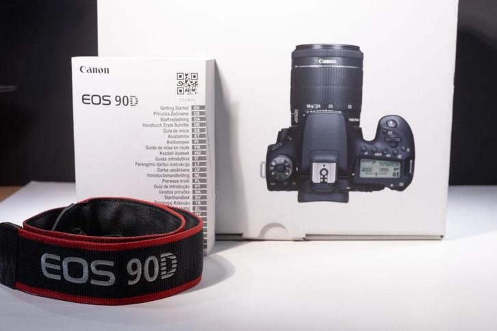 Canon 90D comme neuf seulement -de 6000cliks, TV, Hi-fi & Vidéo, Appareils photo numériques, Comme neuf, Reflex miroir, Canon
