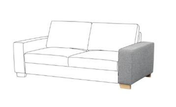 Ikea SÖRVALLEN armleuning (2x – prijs per stuk) 