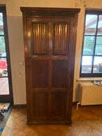 Antieke garderobekast, Huis en Inrichting, Kasten | Vitrinekasten, Ophalen, Met deur(en), 50 tot 100 cm, Zo goed als nieuw
