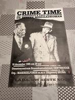 Vintage Poster Crime Tim, De betere misdaadroman, Deurposter of groter, Ophalen of Verzenden, Overige onderwerpen, Rechthoekig Staand