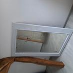 Miroir ancien, feuille en argent. Peinture patinée, Enlèvement