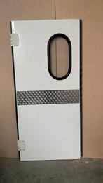 Isocab doorslagdeur met venster 40mm dik opening 950 x 2000, Overige typen, 80 tot 100 cm, Gebruikt, Metaal