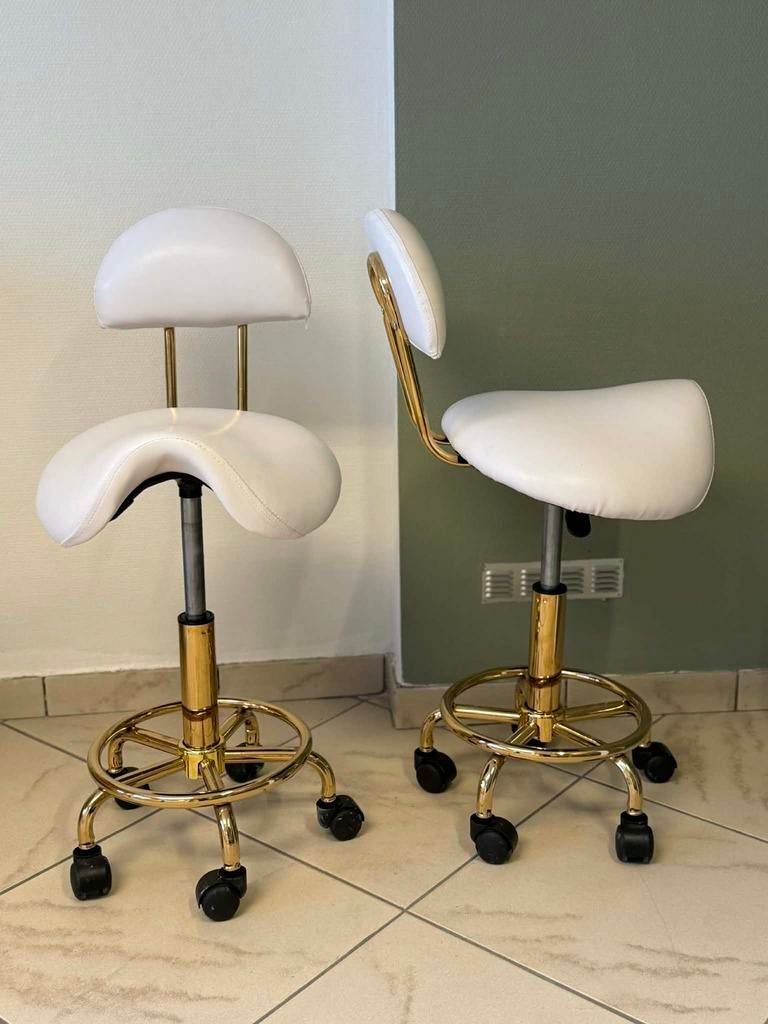 Ergonomische kruk, Ophalen, Ergonomisch, Zo goed als nieuw, Wit