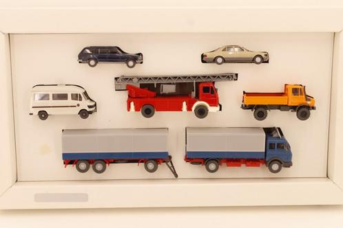 1/87 Wiking Mercedes-Benz set, Hobby en Vrije tijd, Modelauto's | 1:87, Zo goed als nieuw, Overige typen, Wiking, Ophalen of Verzenden