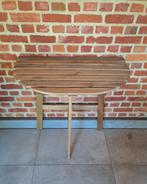 Terrastafeltje, Tuin en Terras, Tuintafels, Ophalen, Zo goed als nieuw, Rond, Hout