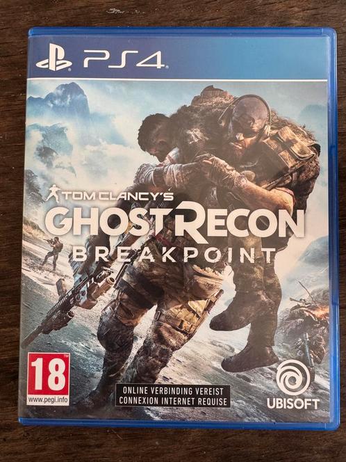 Tom Clancy's Ghost Recon: Breakpoint (PS4), Games en Spelcomputers, Games | Sony PlayStation 4, Zo goed als nieuw, Shooter, Vanaf 18 jaar