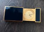 S.T Horloge de voyage Dupont, Handtassen en Accessoires, Horloges | Antiek, Ophalen, Zakhorloge, Overige merken, Verguld