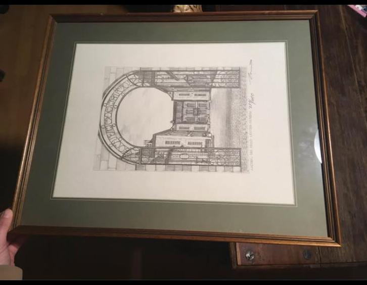 Sérigraphie, lithographie, dessin au crayon. 379/450, Antiquités & Art, Art | Lithographies & Sérigraphies, Enlèvement ou Envoi