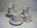 Bavaria 6 mokka kopjes wit met gouden randje, Antiek en Kunst, Antiek | Servies compleet, Ophalen