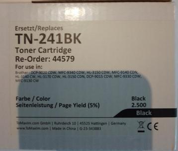 Inktcartridge voor Brother-printers beschikbaar voor biedingen