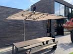 Extremis Hopper 300 cm picknicktafel tafel incl. rugleuning, Ophalen, Zo goed als nieuw, Rechthoekig