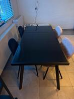 Eettafel, Huis en Inrichting, Tafels | Eettafels, Ophalen, Zo goed als nieuw, Glas