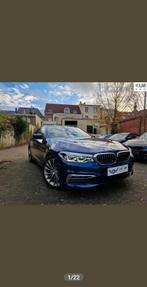 Bmw 5 serie 2018 luxury line, Auto's, BMW, Automaat, Achterwielaandrijving, Euro 6, Blauw