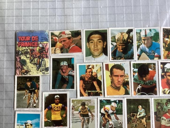 43 prenten chromos wielrenners Tour de France Monty gum, Verzamelen, Foto's en Prenten, Gebruikt, Foto, Ophalen of Verzenden