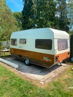 Retro caravan regenboog kip, Vast bed, Treinzit, Particulier, Kip