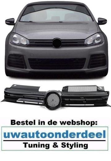 Sport Grill Hoogglans Zwart Geschikt voor Vw Golf 6 beschikbaar voor biedingen